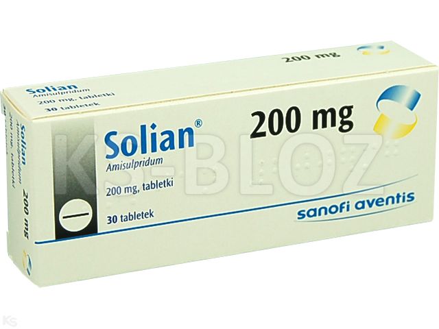 Solian interakcje ulotka tabletki 200 mg 30 tabl. | blister