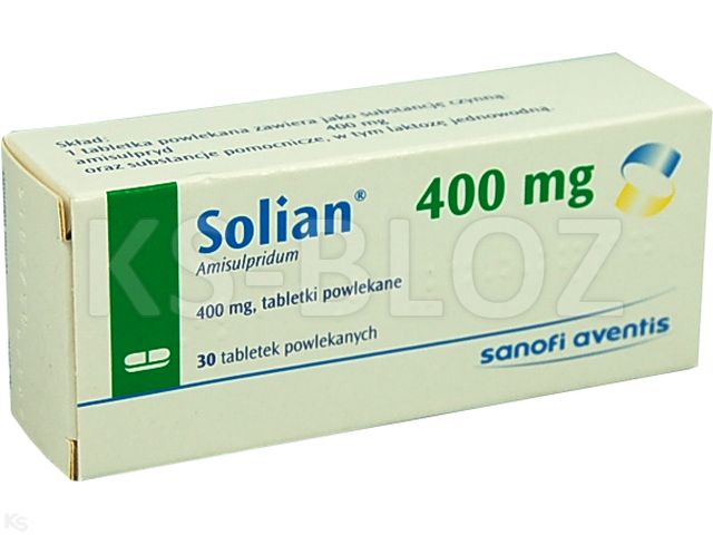 Solian interakcje ulotka tabletki powlekane 400 mg 