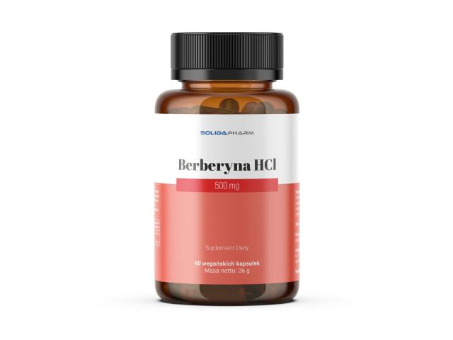 Solida Pharm Berberyna HCI 500 mg interakcje ulotka kapsułki - 60 kaps.