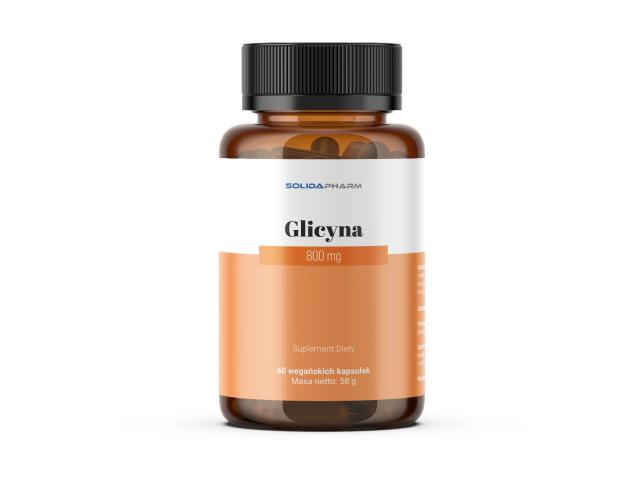 Solida Pharm Glicyna 800 mg interakcje ulotka kapsułki  60 kaps.