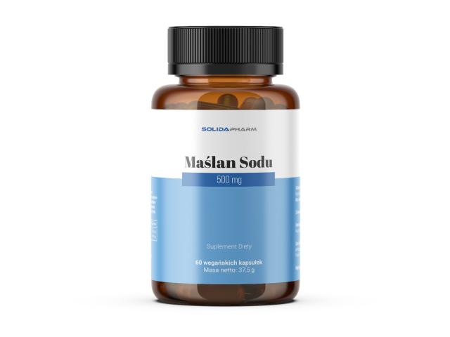 Solida Pharm Maślan Sodu 500 mg interakcje ulotka kapsułki - 60 kaps.