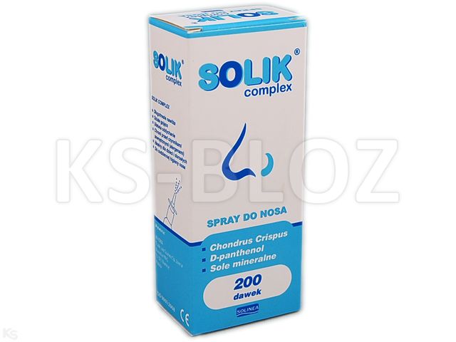 Solik Spray do nosa interakcje ulotka spray - 20 ml (200 daw.)