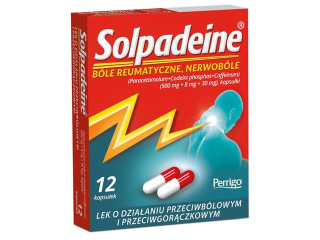 Solpadeine interakcje ulotka kapsułki 500mg+30mg+8mg 12 kaps.