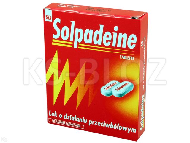 Solpadeine interakcje ulotka tabletki 500mg+30mg+8mg 12 tabl. | (pudeł.)