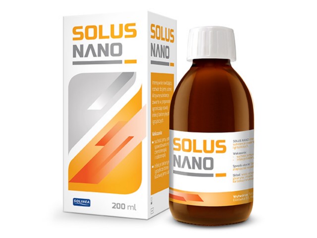 Solus Nano Roztwór do jamy ustnej nawilżający interakcje ulotka płyn  200 ml