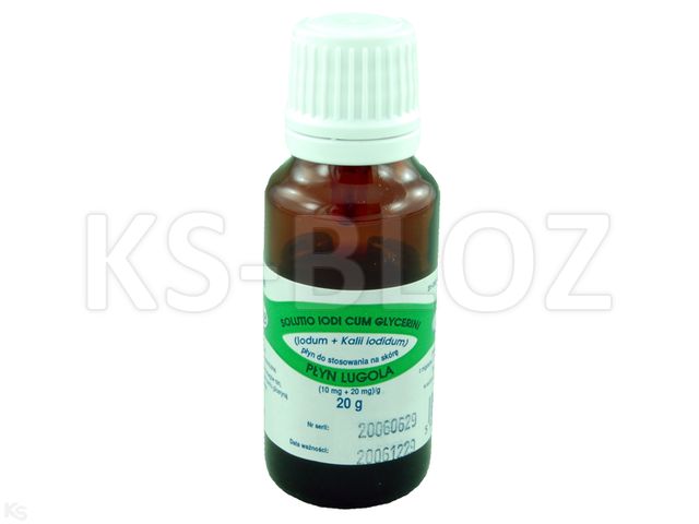 Solutio Iodi Cum Glycerini (Płyn Lugola) (Płyn Lugola) interakcje ulotka płyn (10mg+20mg)/g 20 g