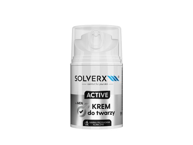 SOLVERX COMFORT FOR YOUR SKIN ACTIVE FOR MEN Krem do twarzy interakcje ulotka krem - 50 ml