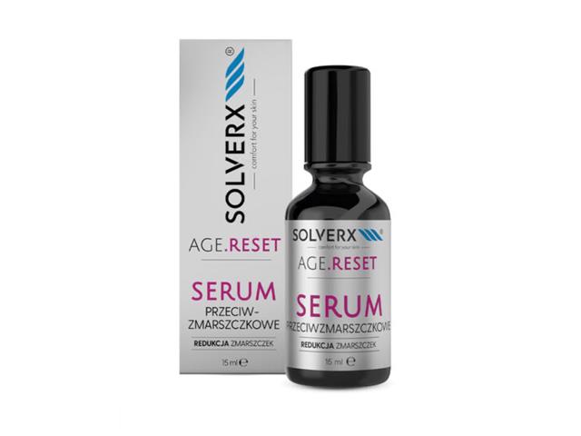 Solverx Comfort For Your Skin Age.Reset Serum przeciwzmarszczkowe redukcja zmarszczek interakcje ulotka serum  15 ml