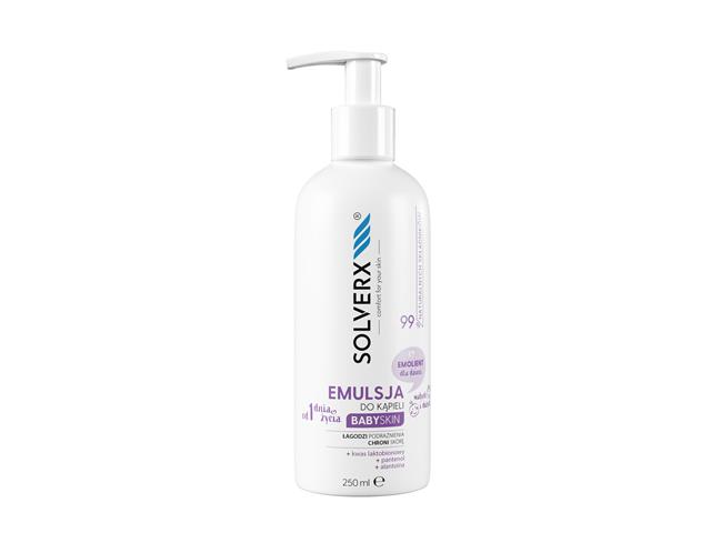 SOLVERX COMFORT FOR YOUR SKIN BABY SKIN Emulsja do kąpieli od 1 dnia życia interakcje ulotka emulsja do kąpieli  250 ml