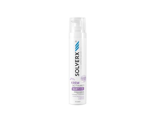 SOLVERX COMFORT FOR YOUR SKIN BABY SKIN Krem do twarzy od 1 dnia życia interakcje ulotka krem  50 ml