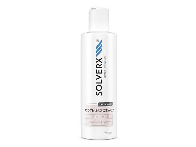 Solverx Comfort For Your Skin Dermopeel Odtłuszczacz pre peel + kwas salicylowy interakcje ulotka płyn  150 ml