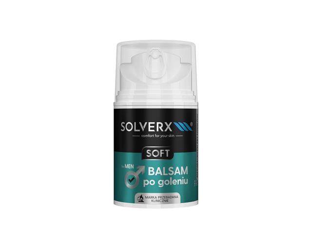 SOLVERX COMFORT FOR YOUR SKIN SOFT FOR MEN Balsam po goleniu interakcje ulotka balsam  50 ml