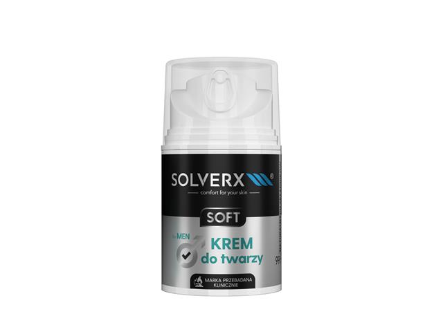 SOLVERX COMFORT FOR YOUR SKIN SOFT FOR MEN Krem do twarzy interakcje ulotka krem - 50 ml