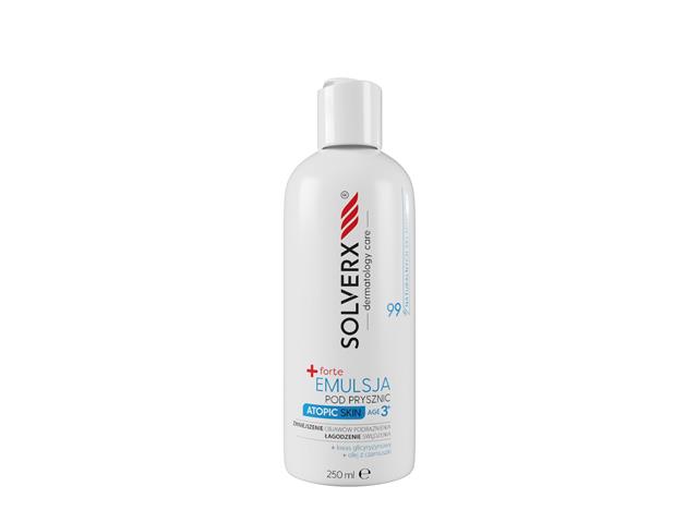 Solverx Dermatology Care Forte Emulsja pod prysznic atopic skin interakcje ulotka emulsja  250 ml