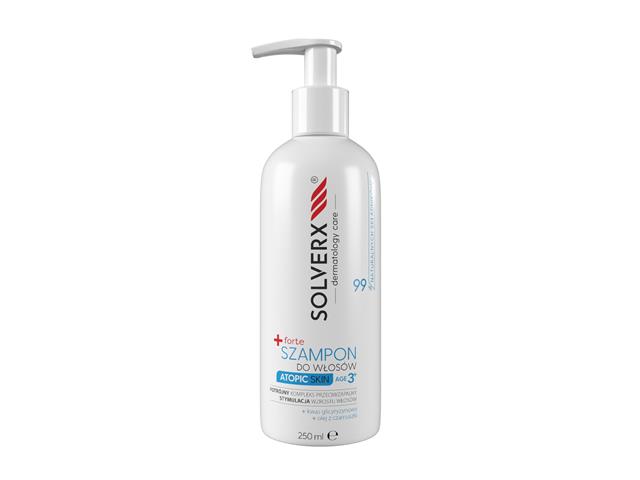 Solverx Dermatology Care Forte Szampon do mycia włosów atopic skin interakcje ulotka   250 ml