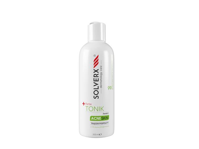 Solverx Dermatology Care Forte Tonik do twarzy acne skin interakcje ulotka   200 ml