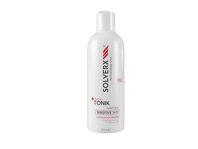 Solverx Dermatology Care Forte Tonik do twarzy sensitive skin interakcje ulotka tonik  200 ml