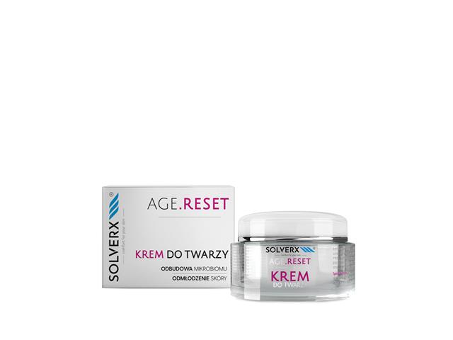 SOLVERX Krem do twarzy odmładzający Age Reset interakcje ulotka   50 ml