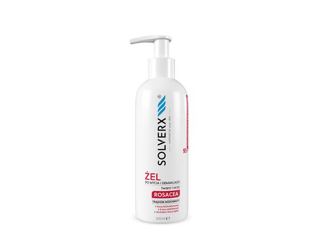 SOLVERX Żel do mycia twarzy Rosacea interakcje ulotka żel  200 ml