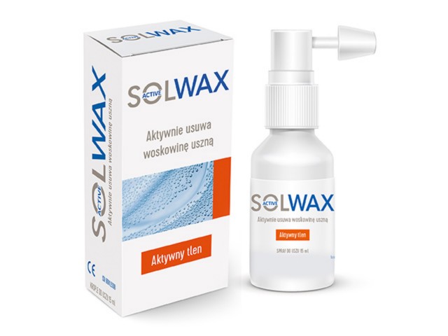 Solwax Active Spray interakcje ulotka aerozol do uszu,roztór  15 ml
