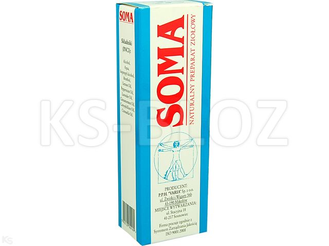 Soma Preparat ziołowy interakcje ulotka płyn  100 ml