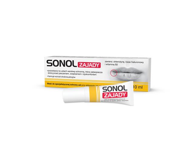 Sonol Zajady interakcje ulotka maść - 10 ml