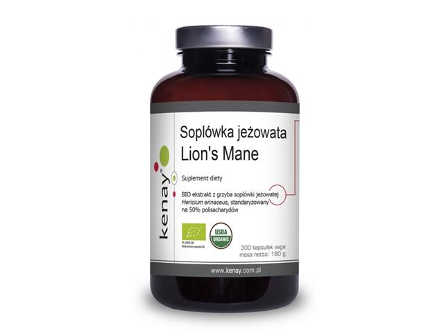 Soplówka jeżowata Lion's Mane interakcje ulotka kapsułki  300 kaps.