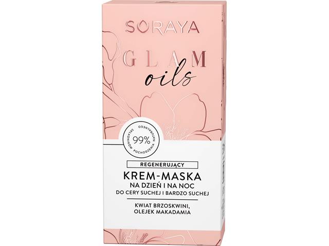 SORAYA GLAM OILS Regenerujący Krem-maska na dzień i na noc interakcje ulotka krem - 50 ml