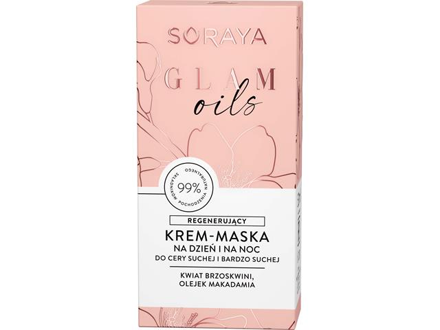 SORAYA GLAM OILS Regenerujący Krem-maska na dzień i na noc interakcje ulotka krem  50 ml