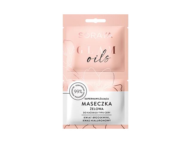 SORAYA GLAM OILS Supernawilżająca Maseczka żelowa interakcje ulotka maseczka  10 ml (2 szt. po 5 ml)