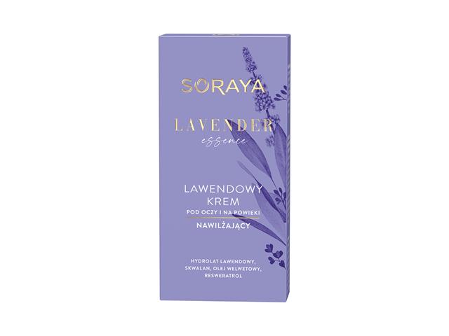 SORAYA LAVENDER ESSENCE Lawendowy Krem pod oczy i na powieki Nawilżający interakcje ulotka krem  15 ml