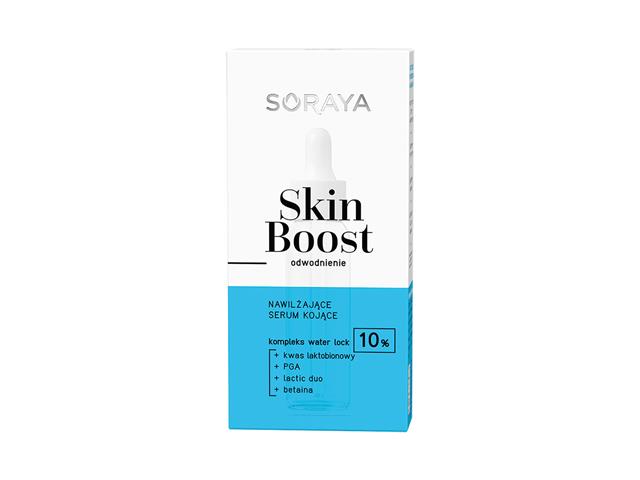 SORAYA SKIN BOOST ODWODNIENIE Nawilżające Serum kojące interakcje ulotka   30 ml