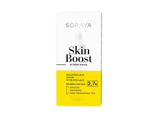 SORAYA SKIN BOOST PRZEBARWIENIA Rozświetlające Serum wygładzające interakcje ulotka serum - 30 ml