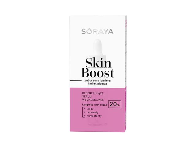 SORAYA SKIN BOOST ZABURZONA BARIERA HYDROLIPIDOWA Regenerujące Serum wzmacniające interakcje ulotka serum  30 ml