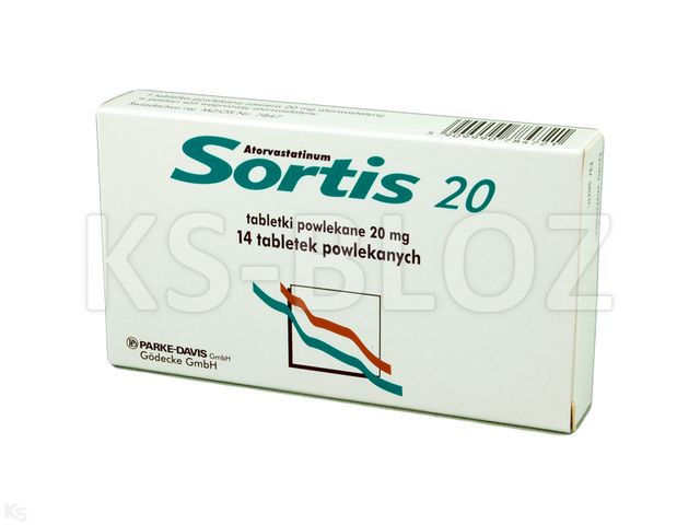 Sortis 20 interakcje ulotka tabletki powlekane 20 mg 14 tabl.