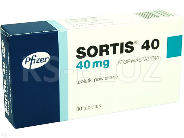 Sortis 40 interakcje ulotka tabletki powlekane 40 mg 30 tabl.