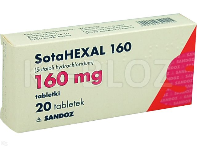 Sotahexal 160 interakcje ulotka tabletki 160 mg 