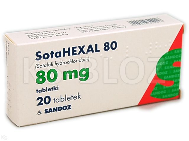 Sotahexal 80 interakcje ulotka tabletki 80 mg 