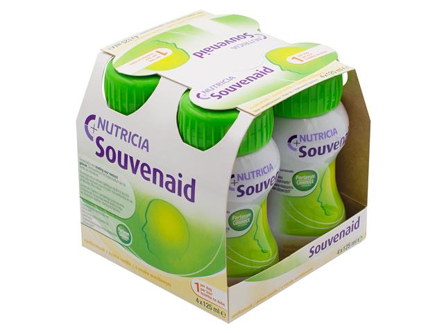 Souvenaid o smaku waniliowym interakcje ulotka płyn - 4 but. po 125 ml