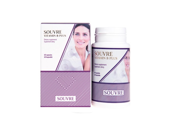 Souvre Vitamin B Plus interakcje ulotka kapsułki - 60 kaps.