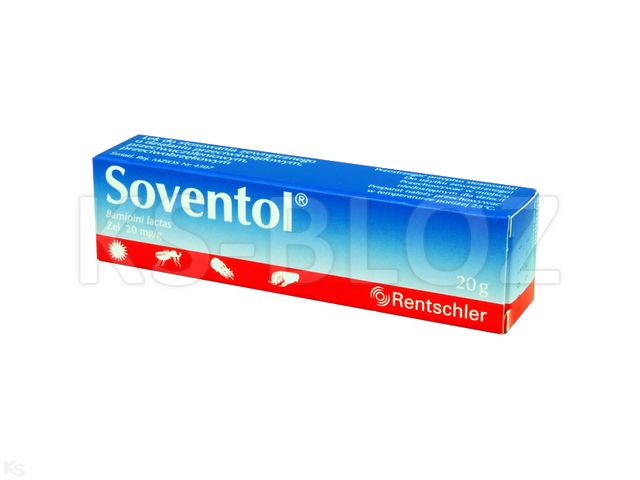 Soventol interakcje ulotka żel 20 mg/g 20 g | tuba