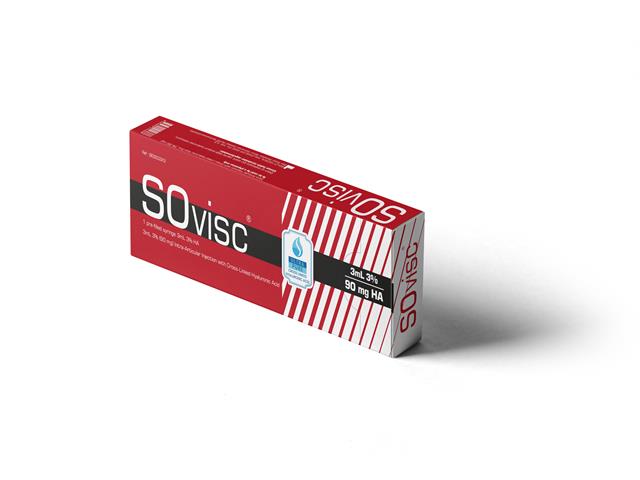 SOvisc 3% (90 mg) Cross Linked do wstrzyknięć dostawowych sterylny kwas hialuronowy interakcje ulotka żel dostawowy - 1 amp.-strz. po 3 ml