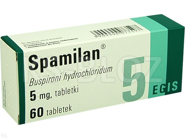 Spamilan interakcje ulotka tabletki 5 mg 60 tabl. | 6 blist.po 10 szt.
