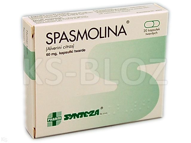 Spasmolina interakcje ulotka kapsułki twarde 60 mg 20 kaps.