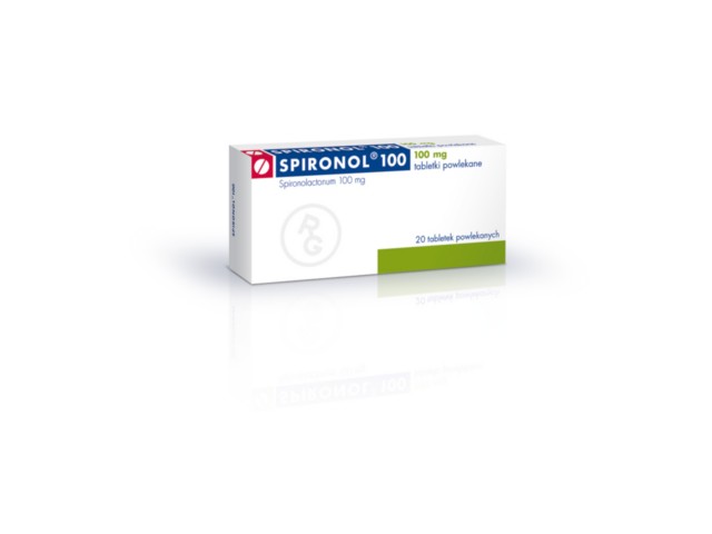 Spironol 100 interakcje ulotka tabletki powlekane 100 mg 20 tabl. | (2 blist. po 10 tabl.)