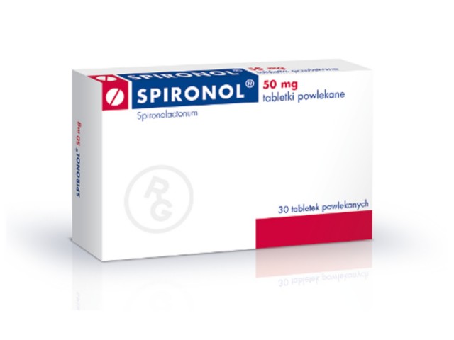 Spironol interakcje ulotka tabletki powlekane 50 mg 30 tabl.