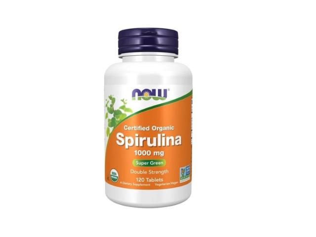 Spirulina 1000 mg interakcje ulotka tabletki  120 tabl.