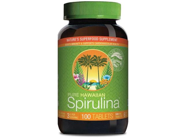 Spirulina Hawajska 500 mg interakcje ulotka tabletki  100 tabl.