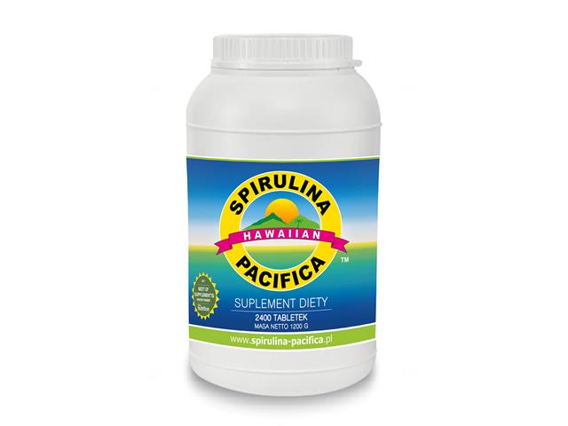 Spirulina Hawajska 500 mg interakcje ulotka tabletki - 2400 tabl.