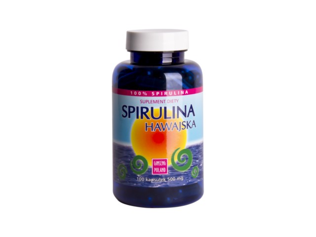 Spirulina Hawajska 500 mg interakcje ulotka kapsułki  100 kaps.